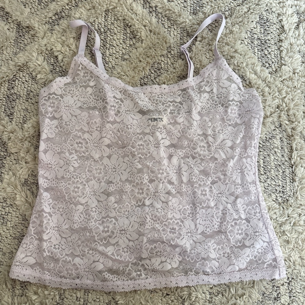 Purple Victorias Secret Lace Tank